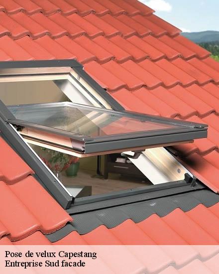 Pose de velux  capestang-34310 Entreprise Sud facade